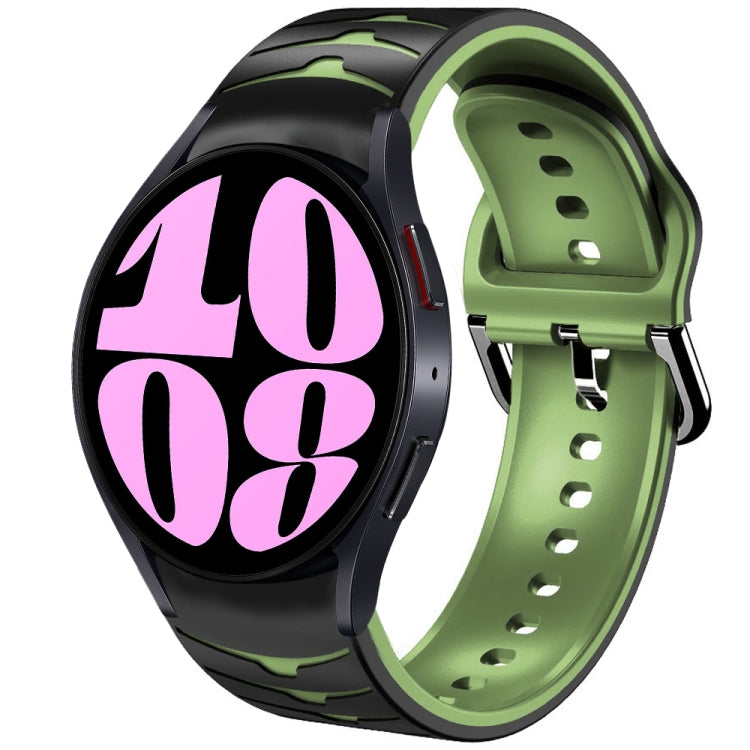 曲面紋理矽膠錶帶，適用於 Samsung Galaxy Watch 6 Classic 47mm，Samsung Galaxy Watch 6 44mm，Samsung Galaxy Watch 6 40mm