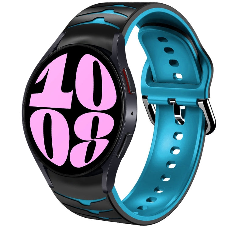 曲面紋理矽膠錶帶，適用於 Samsung Galaxy Watch 6 Classic 47mm，Samsung Galaxy Watch 6 44mm，Samsung Galaxy Watch 6 40mm