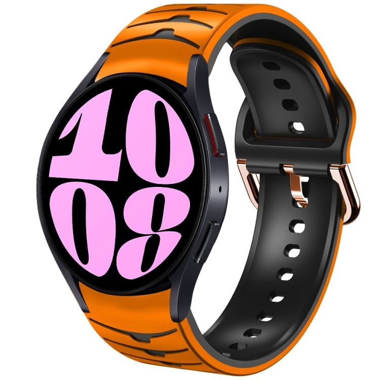 曲面紋理矽膠錶帶，適用於 Samsung Galaxy Watch 6 Classic 47mm，Samsung Galaxy Watch 6 44mm，Samsung Galaxy Watch 6 40mm
