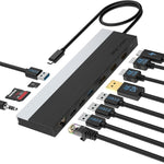 Wavlink UMD08 DisplayPort 12合1 Type-C三螢幕擴充基座，UMD08