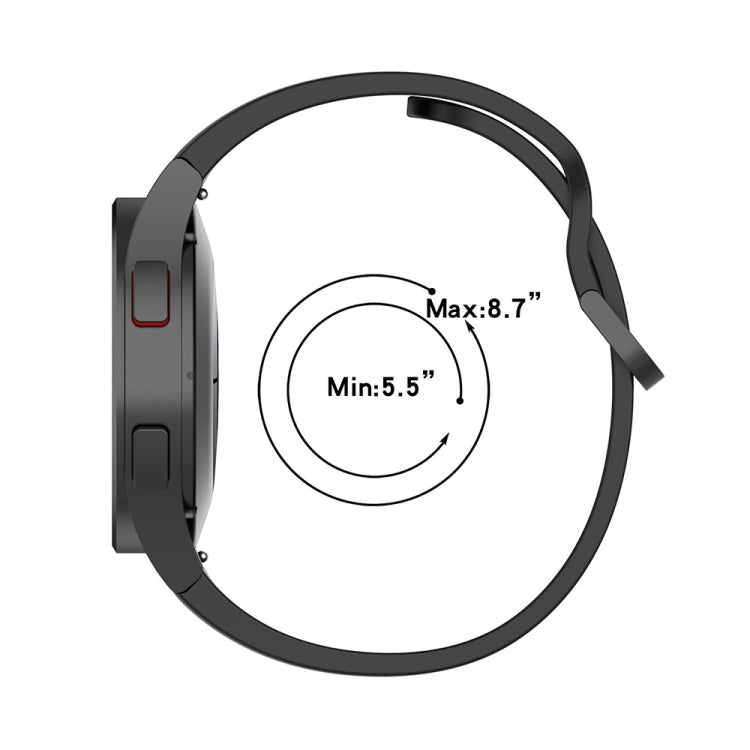 JUNSUNMAY 矽膠可調錶帶 + 全覆蓋 PMMA 螢幕保護套件，適用於 Samsung Galaxy Watch6 Classic 43mm、Samsung Galaxy Watch5 44mm、Samsung Galaxy Watch5 Pro 45mm