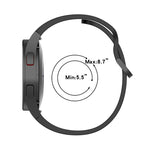 JUNSUNMAY 矽膠可調錶帶 + 全覆蓋 PMMA 螢幕保護套件，適用於 Samsung Galaxy Watch6 Classic 47mm、Samsung Galaxy Watch6 44mm、Samsung Galaxy Watch6 40mm