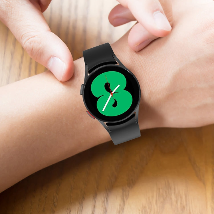 JUNSUNMAY 矽膠可調錶帶 + 全覆蓋 PMMA 螢幕保護套件，適用於 Samsung Galaxy Watch6 Classic 43mm、Samsung Galaxy Watch5 44mm、Samsung Galaxy Watch5 Pro 45mm