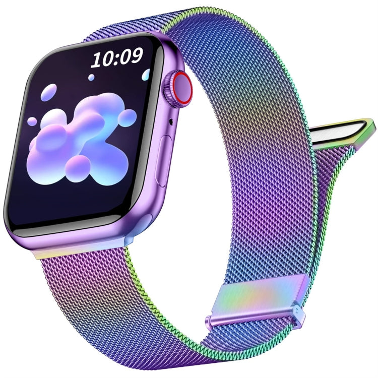 米蘭雙重磁性鋼網錶帶，適用於 Apple Watch Ultra 49mm，適用於 Apple Watch 8 41mm，適用於 Apple Watch 8 45mm，適用於 Apple Watch SE 2022 40mm，適用於 Apple Watch SE 2022 44mm，適用於 Apple Watch 7 41mm