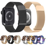 米蘭雙重磁性鋼網錶帶，適用於 Apple Watch Ultra 49mm，適用於 Apple Watch 8 41mm，適用於 Apple Watch 8 45mm，適用於 Apple Watch SE 2022 40mm，適用於 Apple Watch SE 2022 44mm，適用於 Apple Watch 7 41mm
