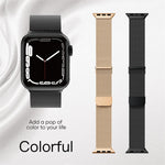 米蘭雙重磁性鋼網錶帶，適用於 Apple Watch Ultra 49mm，適用於 Apple Watch 8 41mm，適用於 Apple Watch 8 45mm，適用於 Apple Watch SE 2022 40mm，適用於 Apple Watch SE 2022 44mm，適用於 Apple Watch 7 41mm