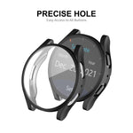 ENKAY Hat-Prince 全覆蓋電鍍軟 TPU 保護殼，帶螢幕保護，適用於 Samsung Galaxy Watch6 44mm，Samsung Galaxy Watch6 40mm