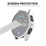 ENKAY Hat-Prince 全覆蓋電鍍軟 TPU 保護殼，帶螢幕保護，適用於 Samsung Galaxy Watch6 44mm，Samsung Galaxy Watch6 40mm