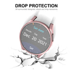 ENKAY Hat-Prince 全覆蓋電鍍軟 TPU 保護殼，帶螢幕保護，適用於 Samsung Galaxy Watch6 44mm，Samsung Galaxy Watch6 40mm