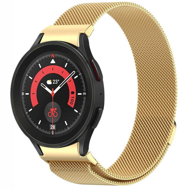 按鈕式米蘭磁性金屬錶帶，適用於 Samsung Galaxy Watch 6 Classic，適用於 Samsung Galaxy Watch5 / 5 Pro，適用於 Samsung Galaxy Watch4 / 4 Classic 46mm，適用於 Samsung Galaxy Watch3 41mm