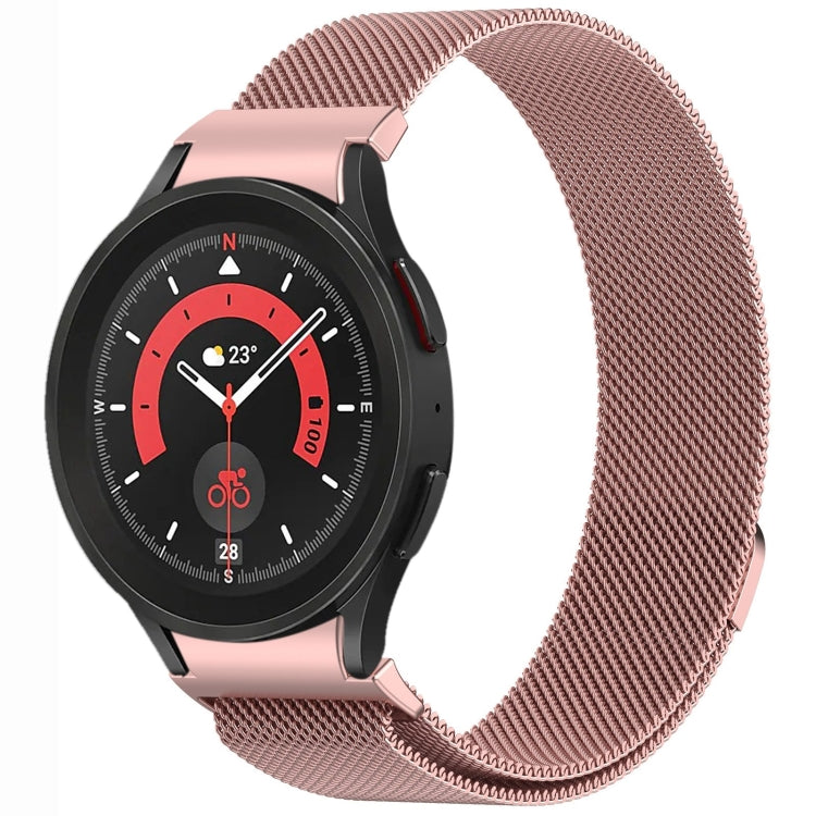 按鈕式米蘭磁性金屬錶帶，適用於 Samsung Galaxy Watch 6 Classic，適用於 Samsung Galaxy Watch5 / 5 Pro，適用於 Samsung Galaxy Watch4 / 4 Classic 46mm，適用於 Samsung Galaxy Watch3 41mm