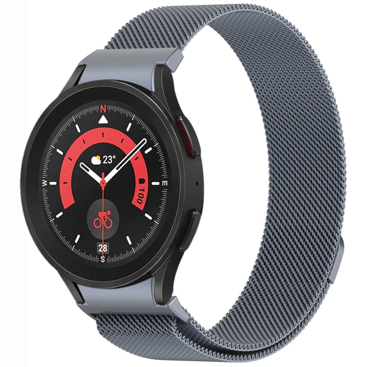 按鈕式米蘭磁性金屬錶帶，適用於 Samsung Galaxy Watch 6 Classic，適用於 Samsung Galaxy Watch5 / 5 Pro，適用於 Samsung Galaxy Watch4 / 4 Classic 46mm，適用於 Samsung Galaxy Watch3 41mm