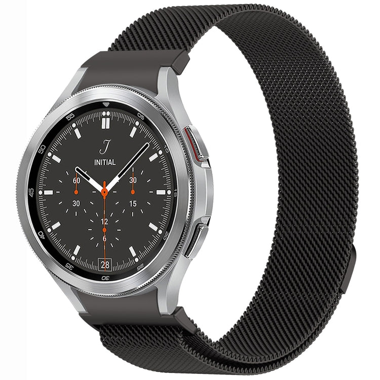 按鈕式米蘭磁性金屬錶帶，適用於 Samsung Galaxy Watch 6 Classic，適用於 Samsung Galaxy Watch5 / 5 Pro，適用於 Samsung Galaxy Watch4 / 4 Classic 46mm，適用於 Samsung Galaxy Watch3 41mm
