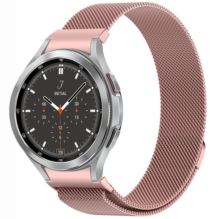 按鈕式米蘭磁性金屬錶帶，適用於 Samsung Galaxy Watch 6 Classic，適用於 Samsung Galaxy Watch5 / 5 Pro，適用於 Samsung Galaxy Watch4 / 4 Classic 46mm，適用於 Samsung Galaxy Watch3 41mm