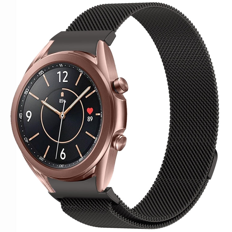 按鈕式米蘭磁性金屬錶帶，適用於 Samsung Galaxy Watch 6 Classic，適用於 Samsung Galaxy Watch5 / 5 Pro，適用於 Samsung Galaxy Watch4 / 4 Classic 46mm，適用於 Samsung Galaxy Watch3 41mm