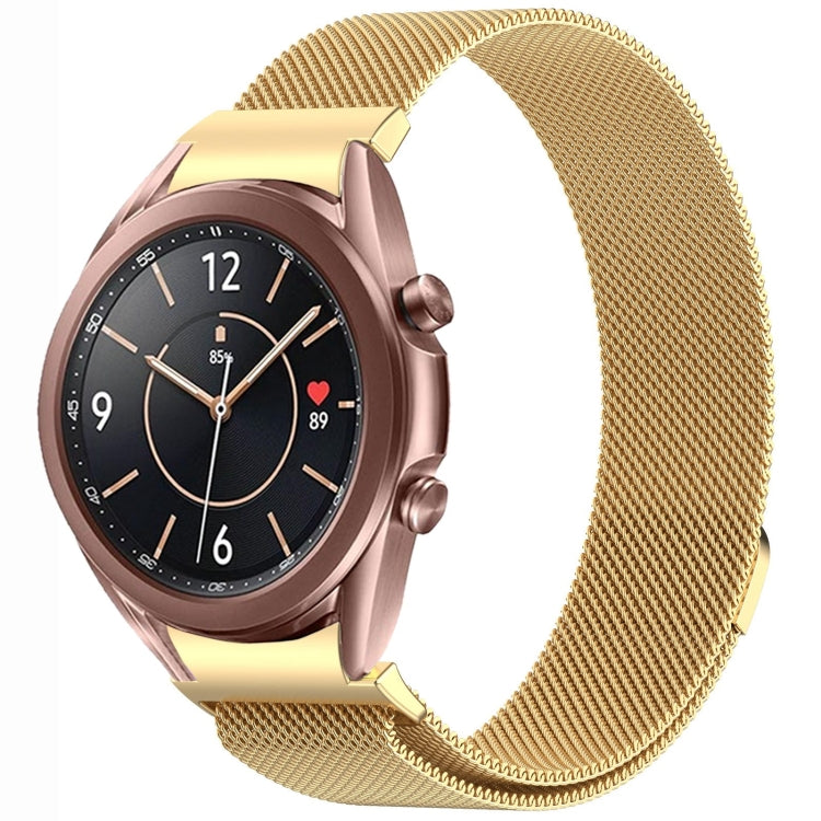 按鈕式米蘭磁性金屬錶帶，適用於 Samsung Galaxy Watch 6 Classic，適用於 Samsung Galaxy Watch5 / 5 Pro，適用於 Samsung Galaxy Watch4 / 4 Classic 46mm，適用於 Samsung Galaxy Watch3 41mm