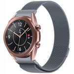 按鈕式米蘭磁性金屬錶帶，適用於 Samsung Galaxy Watch 6 Classic，適用於 Samsung Galaxy Watch5 / 5 Pro，適用於 Samsung Galaxy Watch4 / 4 Classic 46mm，適用於 Samsung Galaxy Watch3 41mm