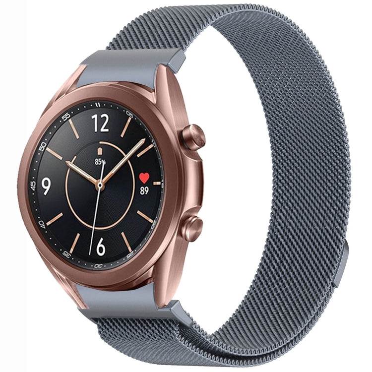 按鈕式米蘭磁性金屬錶帶，適用於 Samsung Galaxy Watch 6 Classic，適用於 Samsung Galaxy Watch5 / 5 Pro，適用於 Samsung Galaxy Watch4 / 4 Classic 46mm，適用於 Samsung Galaxy Watch3 41mm