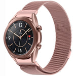 按鈕式米蘭磁性金屬錶帶，適用於 Samsung Galaxy Watch 6 Classic，適用於 Samsung Galaxy Watch5 / 5 Pro，適用於 Samsung Galaxy Watch4 / 4 Classic 46mm，適用於 Samsung Galaxy Watch3 41mm