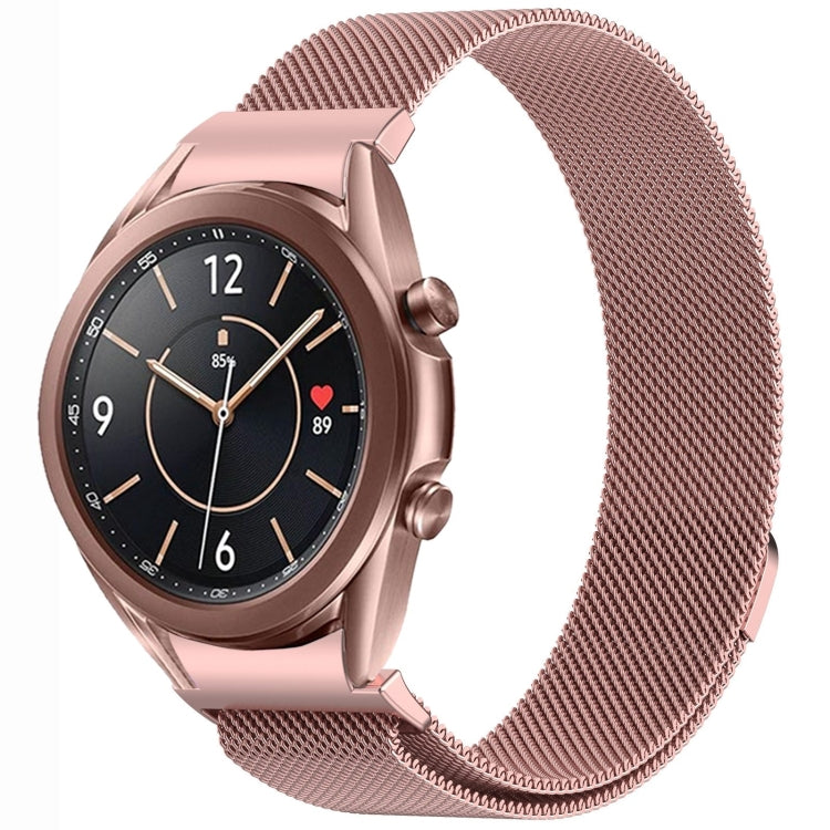 按鈕式米蘭磁性金屬錶帶，適用於 Samsung Galaxy Watch 6 Classic，適用於 Samsung Galaxy Watch5 / 5 Pro，適用於 Samsung Galaxy Watch4 / 4 Classic 46mm，適用於 Samsung Galaxy Watch3 41mm