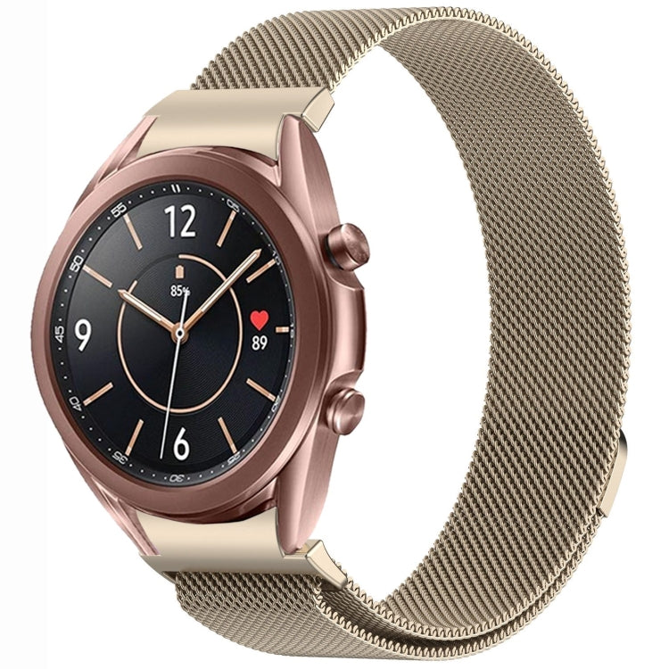 按鈕式米蘭磁性金屬錶帶，適用於 Samsung Galaxy Watch 6 Classic，適用於 Samsung Galaxy Watch5 / 5 Pro，適用於 Samsung Galaxy Watch4 / 4 Classic 46mm，適用於 Samsung Galaxy Watch3 41mm