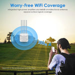 WAVLINK WN573HX1 WiFi 6 AX1800 IP67 防水戶外雙頻無線 WiFi 路由器，美規插頭，歐規插頭，英規插頭，澳規插頭