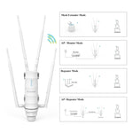 WAVLINK WN572HP3 AC1200 雙頻防風雨無線路由器 戶外 WiFi 擴展器，美規插頭，歐規插頭，英規插頭，澳規插頭