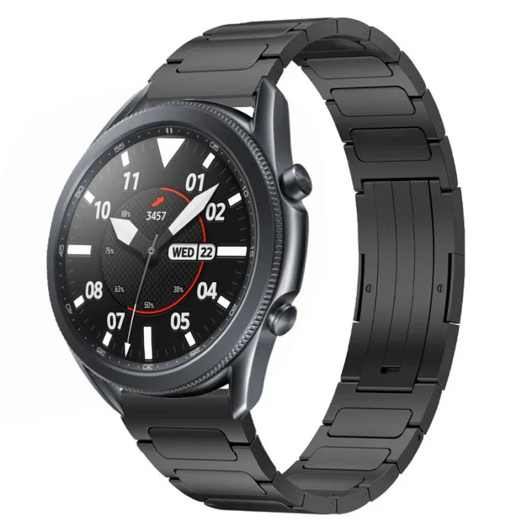 22mm I 形鈦合金錶帶，適用於 Samsung Galaxy Watch3 45mm，適用於 Samsung Gear S3 Classic，適用於 Samsung Gear S3 Frontier