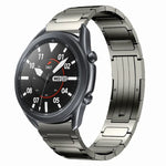 22mm I 形鈦合金錶帶，適用於 Samsung Galaxy Watch3 45mm，適用於 Samsung Gear S3 Classic，適用於 Samsung Gear S3 Frontier