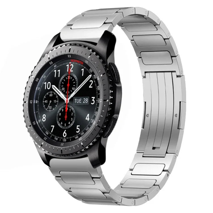 22mm I 形鈦合金錶帶，適用於 Samsung Galaxy Watch3 45mm，適用於 Samsung Gear S3 Classic，適用於 Samsung Gear S3 Frontier