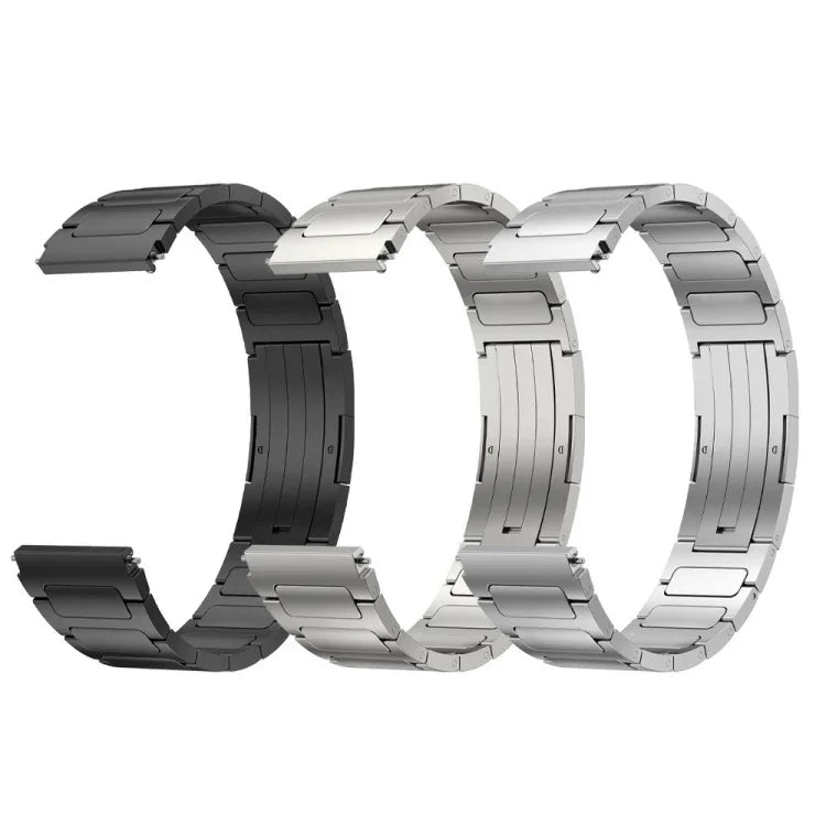 22mm I 形鈦合金錶帶，適用於 Samsung Galaxy Watch3 45mm，適用於 Samsung Gear S3 Classic，適用於 Samsung Gear S3 Frontier