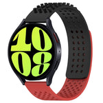 20mm 孔透氣 3D 點矽膠錶帶，適用於 Samsung Galaxy Watch 6 Classic 47mm，適用於 Samsung Galaxy Watch 6 44mm，適用於 Samsung Galaxy Watch 6 40mm