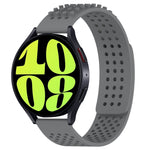 20mm 孔透氣 3D 點矽膠錶帶，適用於 Samsung Galaxy Watch 6 Classic 47mm，適用於 Samsung Galaxy Watch 6 44mm，適用於 Samsung Galaxy Watch 6 40mm