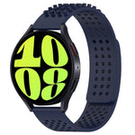 20mm 孔透氣 3D 點矽膠錶帶，適用於 Samsung Galaxy Watch 6 Classic 47mm，適用於 Samsung Galaxy Watch 6 44mm，適用於 Samsung Galaxy Watch 6 40mm