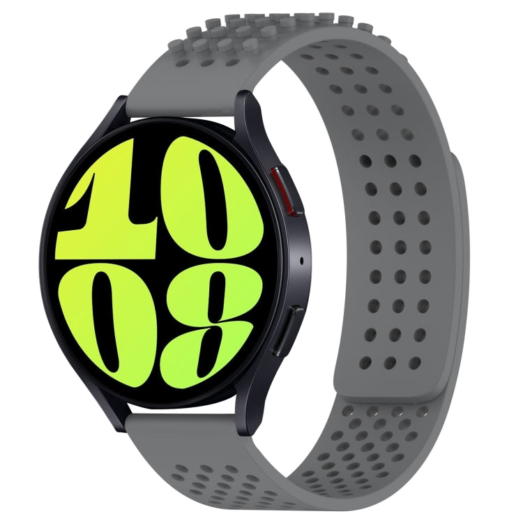 20mm 孔透氣 3D 點矽膠錶帶，適用於 Samsung Galaxy Watch 6 Classic 47mm，適用於 Samsung Galaxy Watch 6 44mm，適用於 Samsung Galaxy Watch 6 40mm