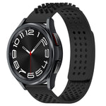 20mm 孔透氣 3D 點矽膠錶帶，適用於 Samsung Galaxy Watch 6 Classic 47mm，適用於 Samsung Galaxy Watch 6 44mm，適用於 Samsung Galaxy Watch 6 40mm