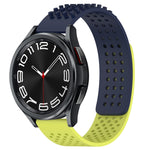 20mm 孔透氣 3D 點矽膠錶帶，適用於 Samsung Galaxy Watch 6 Classic 47mm，適用於 Samsung Galaxy Watch 6 44mm，適用於 Samsung Galaxy Watch 6 40mm