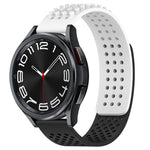 20mm 孔透氣 3D 點矽膠錶帶，適用於 Samsung Galaxy Watch 6 Classic 43mm，適用於 Samsung Galaxy Watch 5 Pro 高爾夫版，適用於 Samsung Galaxy Watch 5 高爾夫版