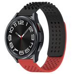 20mm 孔透氣 3D 點矽膠錶帶，適用於 Samsung Galaxy Watch 6 Classic 43mm，適用於 Samsung Galaxy Watch 5 Pro 高爾夫版，適用於 Samsung Galaxy Watch 5 高爾夫版