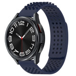20mm 孔透氣 3D 點矽膠錶帶，適用於 Samsung Galaxy Watch 6 Classic 43mm，適用於 Samsung Galaxy Watch 5 Pro 高爾夫版，適用於 Samsung Galaxy Watch 5 高爾夫版