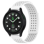 20mm 孔透氣 3D 點矽膠錶帶，適用於 Samsung Galaxy Watch 6 Classic 43mm，適用於 Samsung Galaxy Watch 5 Pro 高爾夫版，適用於 Samsung Galaxy Watch 5 高爾夫版