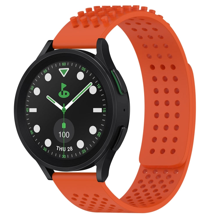 20mm 孔透氣 3D 點矽膠錶帶，適用於 Samsung Galaxy Watch 6 Classic 43mm，適用於 Samsung Galaxy Watch 5 Pro 高爾夫版，適用於 Samsung Galaxy Watch 5 高爾夫版