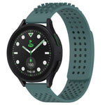 20mm 孔透氣 3D 點矽膠錶帶，適用於 Samsung Galaxy Watch 6 Classic 43mm，適用於 Samsung Galaxy Watch 5 Pro 高爾夫版，適用於 Samsung Galaxy Watch 5 高爾夫版