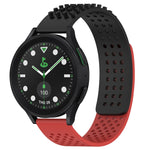 20mm 孔透氣 3D 點矽膠錶帶，適用於 Samsung Galaxy Watch 6 Classic 43mm，適用於 Samsung Galaxy Watch 5 Pro 高爾夫版，適用於 Samsung Galaxy Watch 5 高爾夫版
