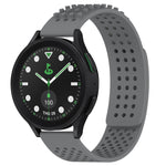 20mm 孔透氣 3D 點矽膠錶帶，適用於 Samsung Galaxy Watch 6 Classic 43mm，適用於 Samsung Galaxy Watch 5 Pro 高爾夫版，適用於 Samsung Galaxy Watch 5 高爾夫版