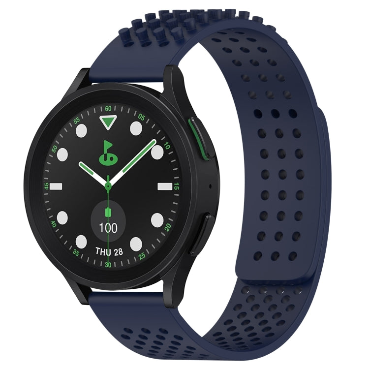 20mm 孔透氣 3D 點矽膠錶帶，適用於 Samsung Galaxy Watch 6 Classic 43mm，適用於 Samsung Galaxy Watch 5 Pro 高爾夫版，適用於 Samsung Galaxy Watch 5 高爾夫版