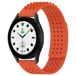 20mm 孔透氣 3D 點矽膠錶帶，適用於 Samsung Galaxy Watch 6 Classic 43mm，適用於 Samsung Galaxy Watch 5 Pro 高爾夫版，適用於 Samsung Galaxy Watch 5 高爾夫版