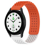 20mm 孔透氣 3D 點矽膠錶帶，適用於 Samsung Galaxy Watch 6 Classic 43mm，適用於 Samsung Galaxy Watch 5 Pro 高爾夫版，適用於 Samsung Galaxy Watch 5 高爾夫版