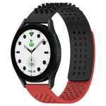 20mm 孔透氣 3D 點矽膠錶帶，適用於 Samsung Galaxy Watch 6 Classic 43mm，適用於 Samsung Galaxy Watch 5 Pro 高爾夫版，適用於 Samsung Galaxy Watch 5 高爾夫版