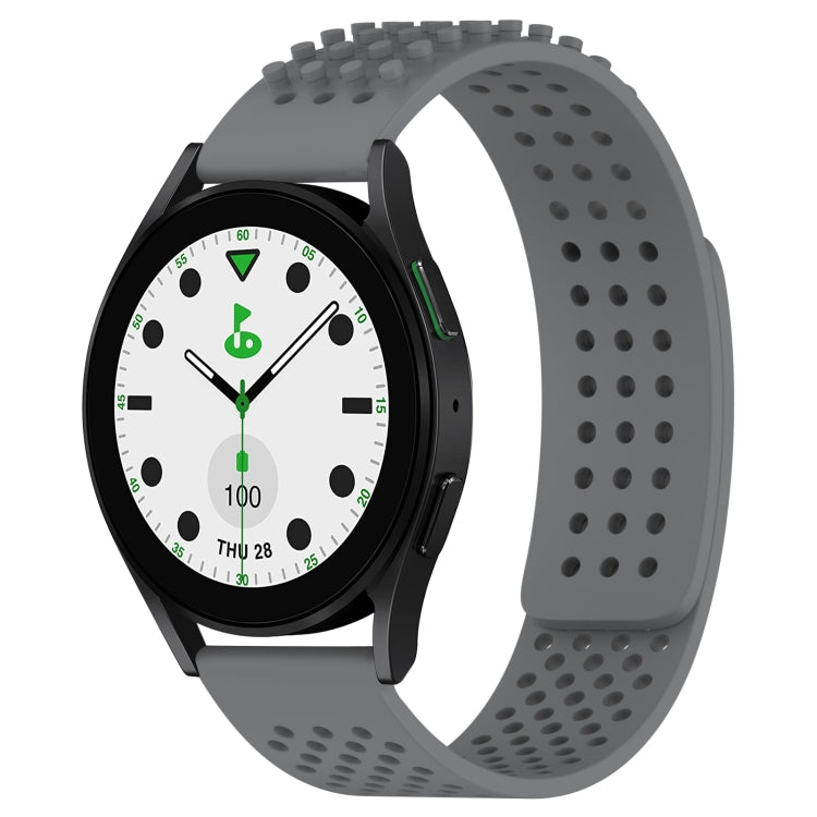 20mm 孔透氣 3D 點矽膠錶帶，適用於 Samsung Galaxy Watch 6 Classic 43mm，適用於 Samsung Galaxy Watch 5 Pro 高爾夫版，適用於 Samsung Galaxy Watch 5 高爾夫版
